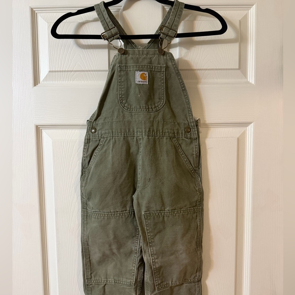 Carhartt Kids Green Overalls